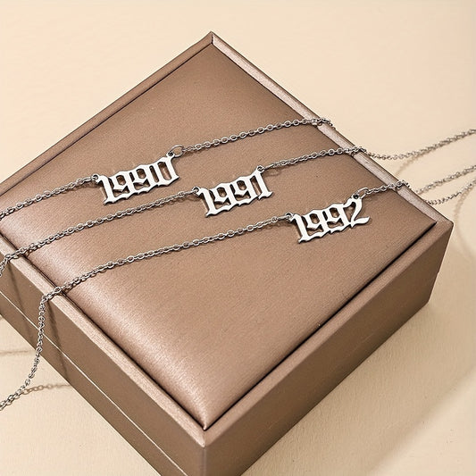 Personalized Year Necklace