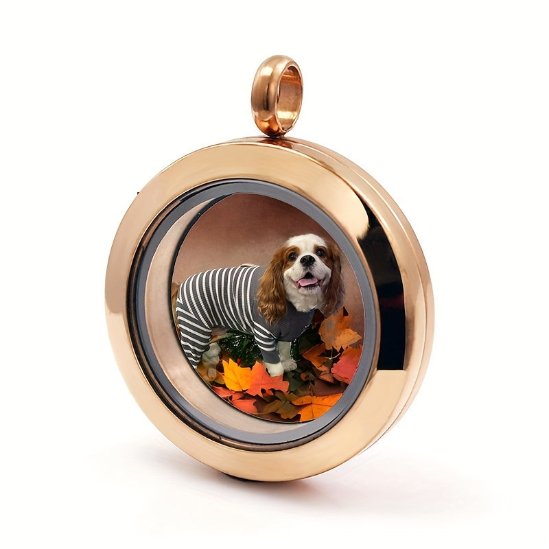 Personalized Pet Photo Medallion Necklace