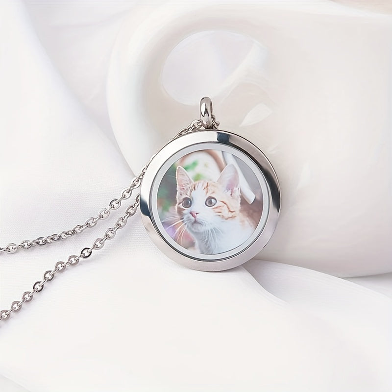 Personalized Pet Photo Medallion Necklace